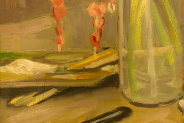 Vase of Foxgloves